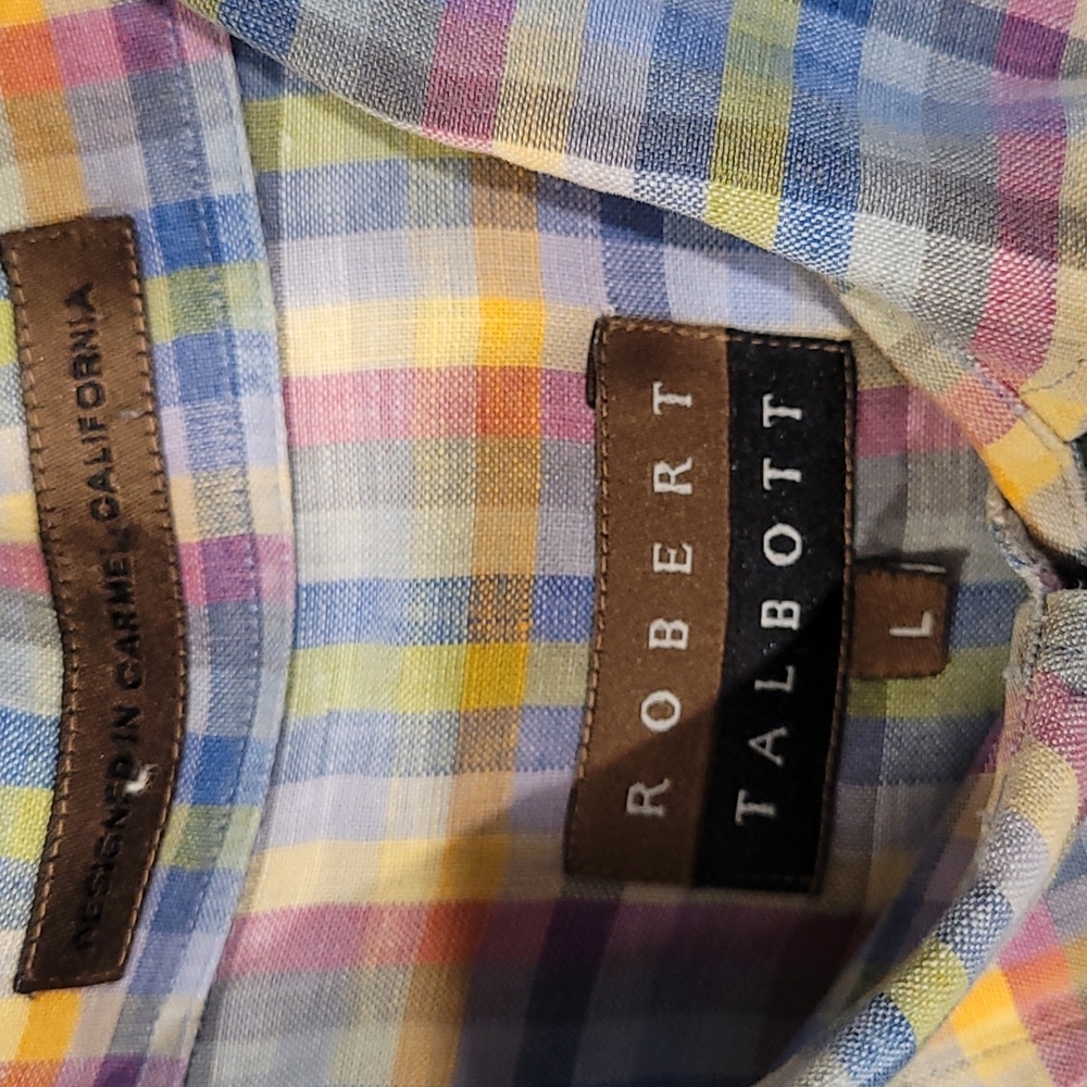 Excellent Condition Robert Talbott Shirt Size Lar… - image 2